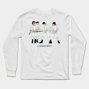 A Clockwork Orange - Line Art Long Sleeve T-Shirt